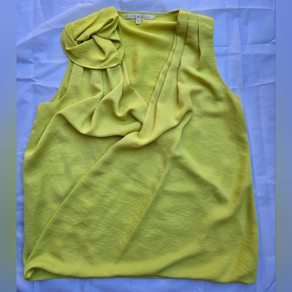 Rachel Rachel Roy Women's‎ Yellow Top Designer - Sz M